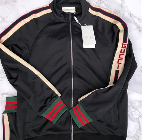 kids gucci joggers|black gucci tracksuit men's.